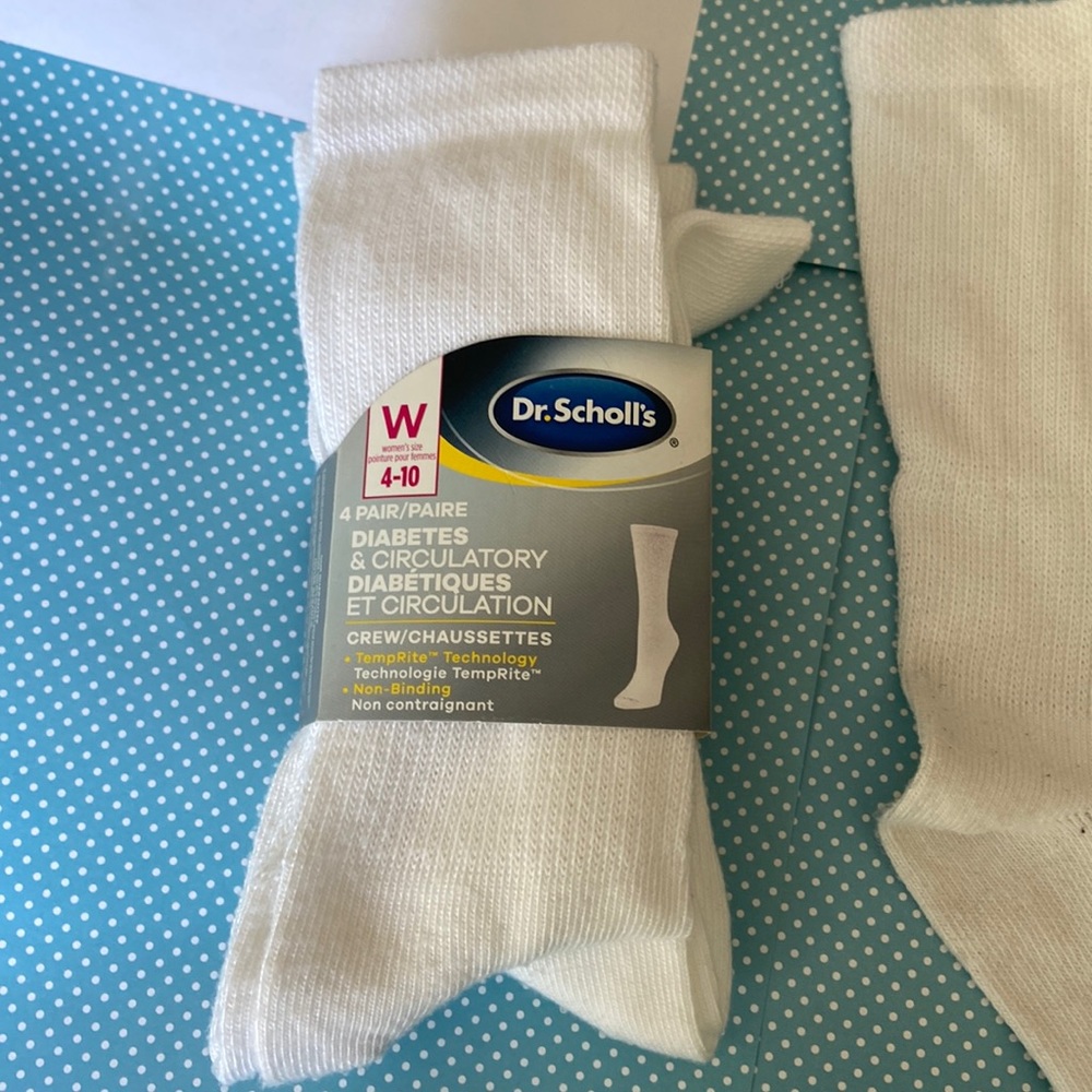 4 paires Dr. Scholl’s Diabetes & Circulatory socks